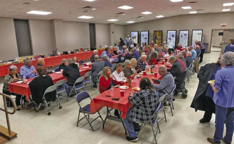 KINGSLAND ALL-SCHOOL REUNION - An estimated crowd of about 110 people attended the Kingsland All-School Reunion held this past Saturday at the Kingsland School auditorium.
