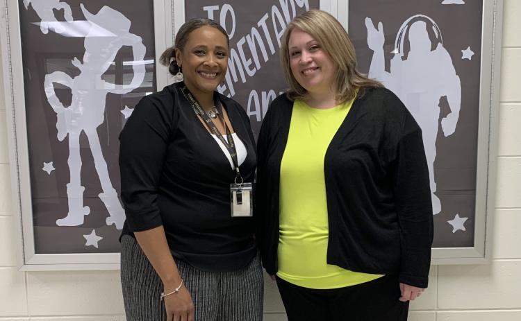 Rison Elementary Principal, Letitia Walker (left) and Foster Grandparent ARP Project Manager, Andrea Pruitt (right).