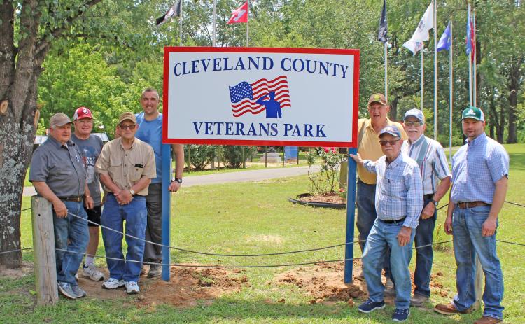 New Sign for Veterans Park