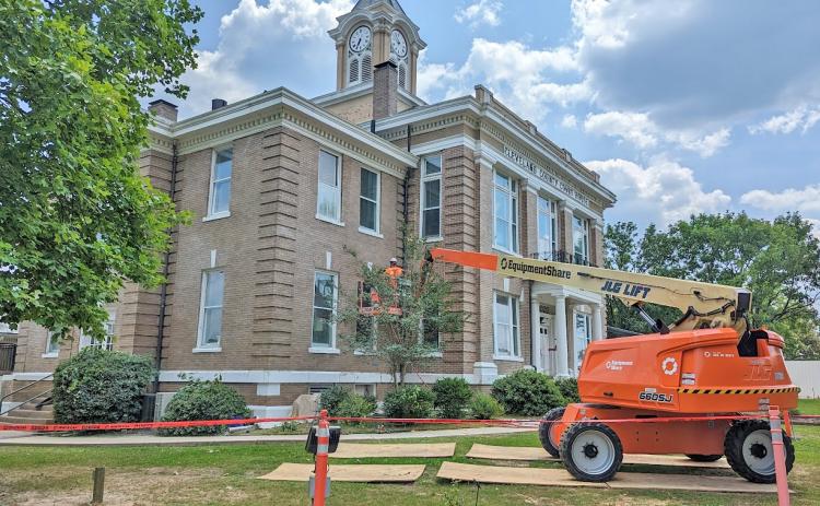 Courthouse Restoration Underway