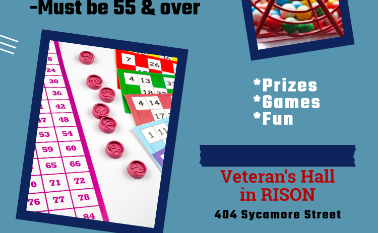 Senior Bingo July 20 in Rison