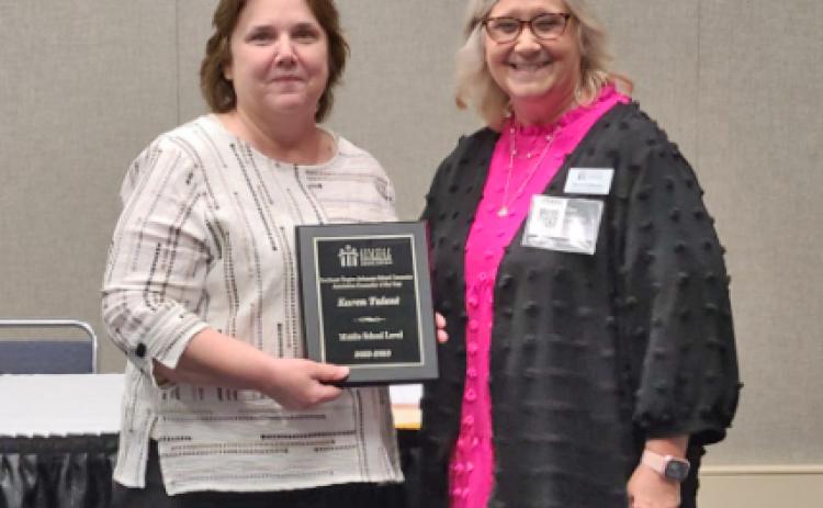 Talent Named Middle School Counselor of the Year