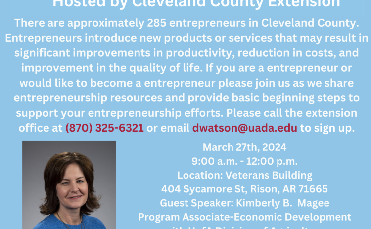 Entrepreneur Workshop March 27