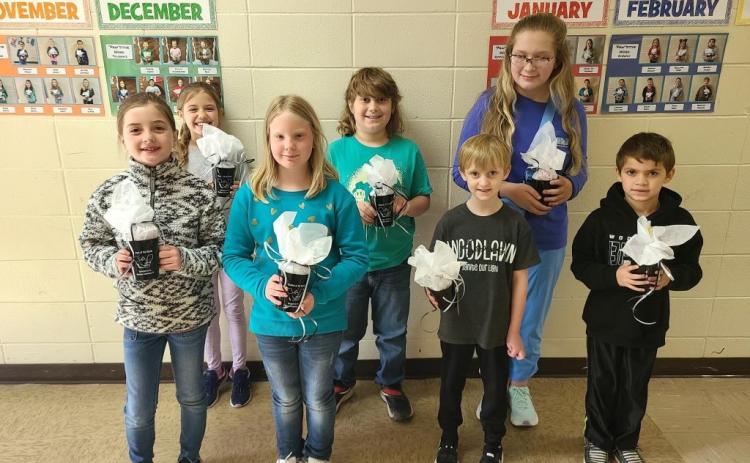 Woodlawn Elementary Students of the Month: March
