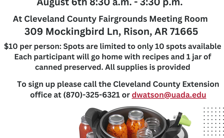Food Preservation Workshop August 6