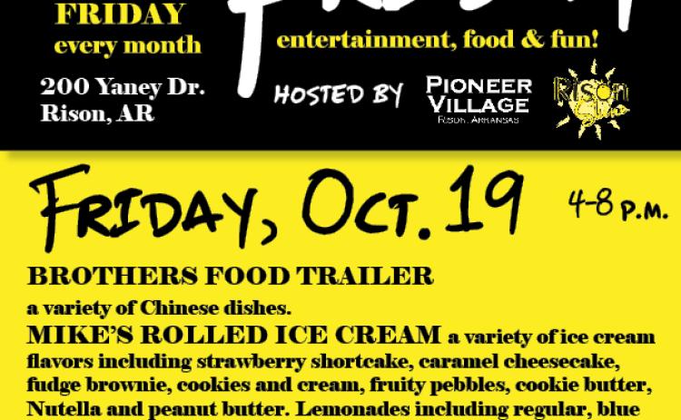 Food Truck Friday Oct. 18 at Village Before Homecoming