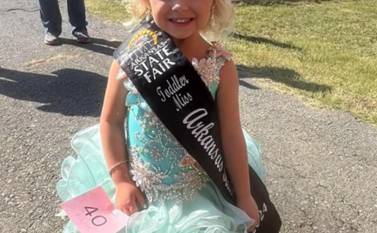 Emberly Gamble Toddler Miss Arkansas State Fair
