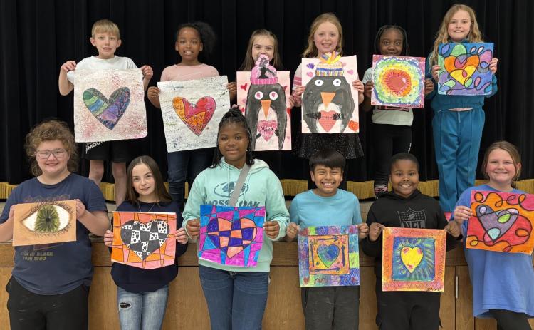 Bottom row, left to right: Kenzie Power, Braylie Socia, Ry’Lee Davis, Jayden Salvador, Demorse McCloud, Reece Varnell; Top row, left to right: Jackson Neal, Niomi Brooks, Alaina Gurnsey, Jacqueline Gazaway, Serenity Wright and Zayleigh Webb. Not pictured: Bailey Spears and Ryann Morrison.