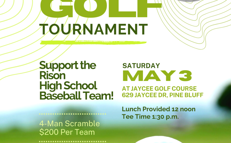 Bobby Terry Memorial Golf Tourn. To Benefit Rison Baseball