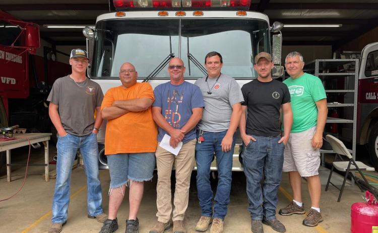 Photo courtesy of the New Edinburg Volunteer Fire Department