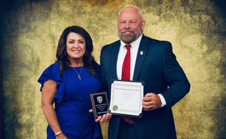 Chief Jimmy "Bo" Hudson with wife, Angie