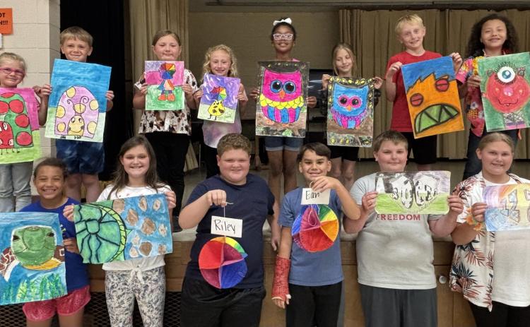 Rison Elementary Artists of the Month