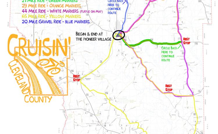 Cruisin' Cleveland County Bike Ride Set For This Saturday