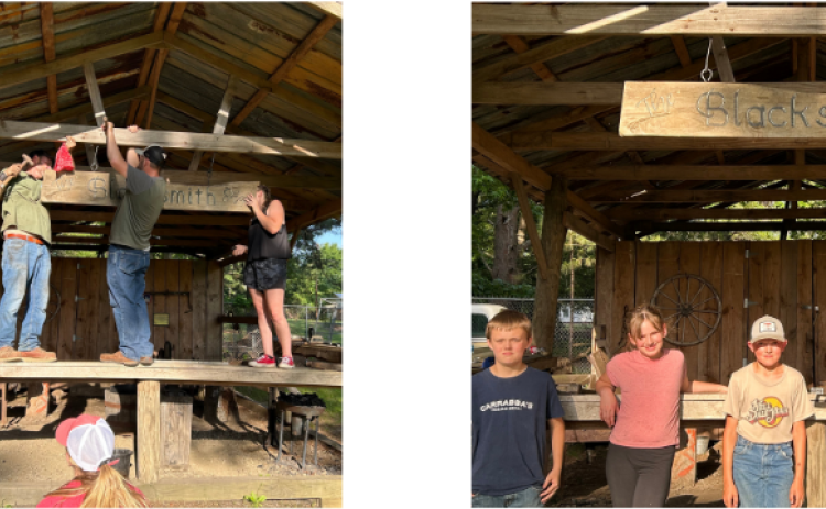 BLACKSMITH CLUB USING SKILLS AT PIONEER VILLAGE