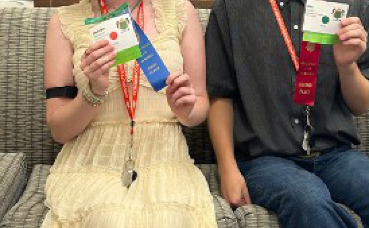 Madelyn Thompson and Ben Hanks