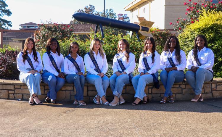 Kelsie Fowler, Gabrielle Frye, Zandria Gossett, Mallory Tutt, Anna McCrary, Kelly Lucas, Adrienne Stroud, Zakieya Brazil.
