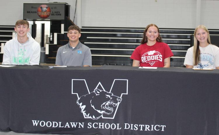 Woodlawn Students Athletes Sign National Letters of Intent