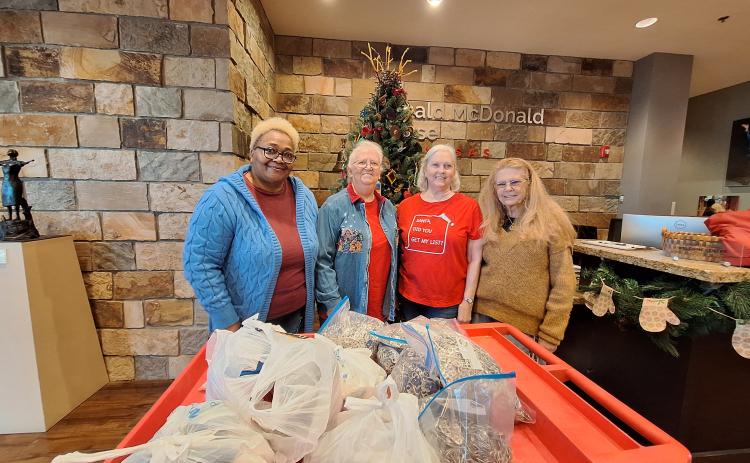 Pictured at the Ronald McDonald House: Sheila Jackson, Martha Lockhart, Kaye Green, Karen Bell Fox.
