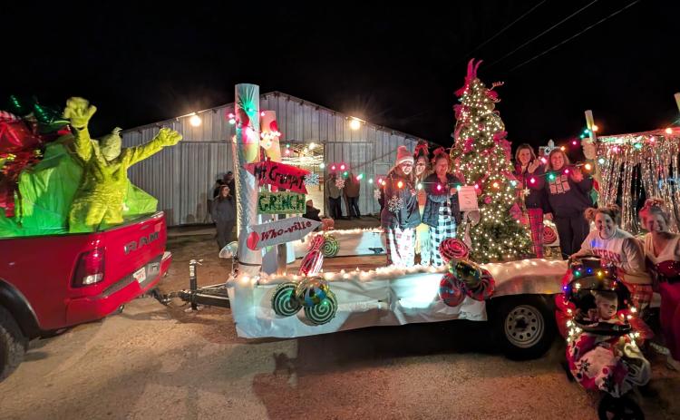 First Place Float - Rison Elementary Staff