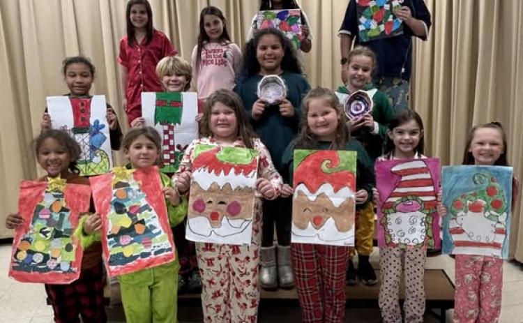 Rison Elementary December Artists of the Month - Pictured top row, left to right: Kenzie Mitchell, Taylynn Cogbill, Madison Goodman, Rourke Sawdey; middle row: Jakerria Cranford, Holden Billings, Kandyce Jackson, Zayleigh Webb; bottom row: Loyalti Rasheed, Brooke Burns, Emma Brooks, Ryann Morrison, Alaina Gurnsey, Charlotte Gray.