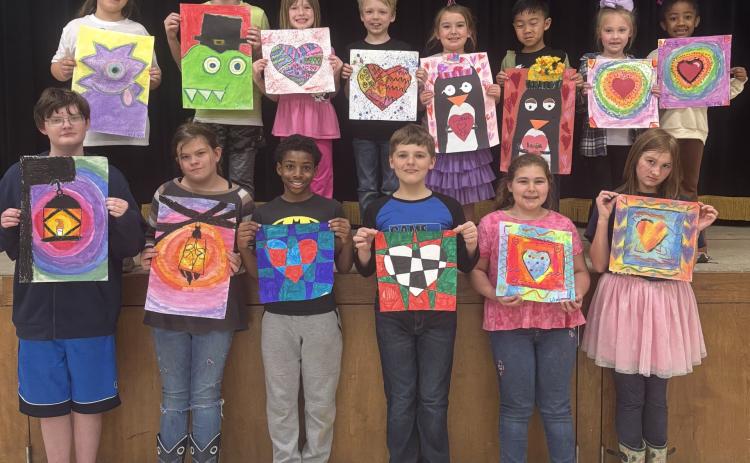 Bottom row, left to right: Jeremiah Walls, Kodi Hickerson, Kyrell Newsom, Dalton Phillips, Lilah Tidwell, Rhynlee Carnes. Top row, left to right: Constance Slaughter, Dillon Reed, Lucy Leopard, Forrest Oliver, Lannie Rhodes, Daniel Thang, Logan Prescott, Brielle Caldwell.