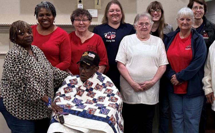 Pictured are Loletia Terry, Dot Hart, Brenda Hendrix, Bobby Macon, Angela Yarnell, Barbara Cox, Kymberly Yarnell, Treill Meeks and Mary Vallance.
