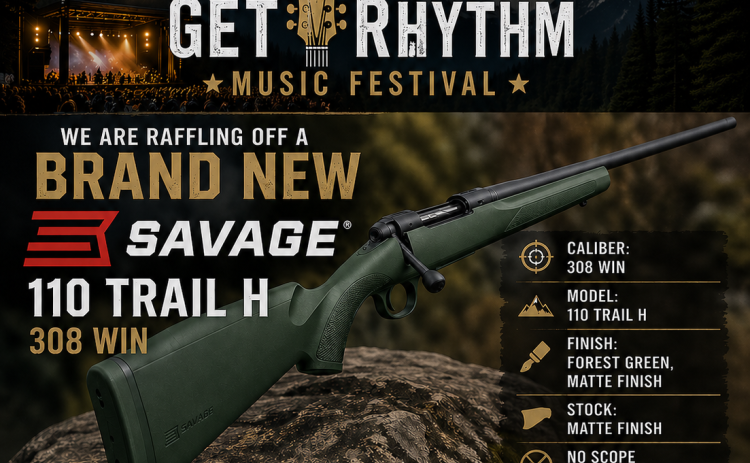 Gun Raffle for Kingsland's Get Rhythm Festival