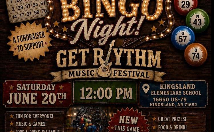 Bingo Fundraiser Saturday at Kingsland