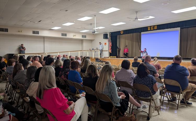 Motivational Speaker Clay Dyer Speaks to CCSD Faculty