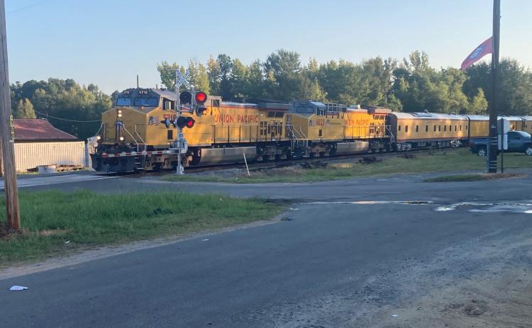 Union Pacific Passenger Special Passes Through County