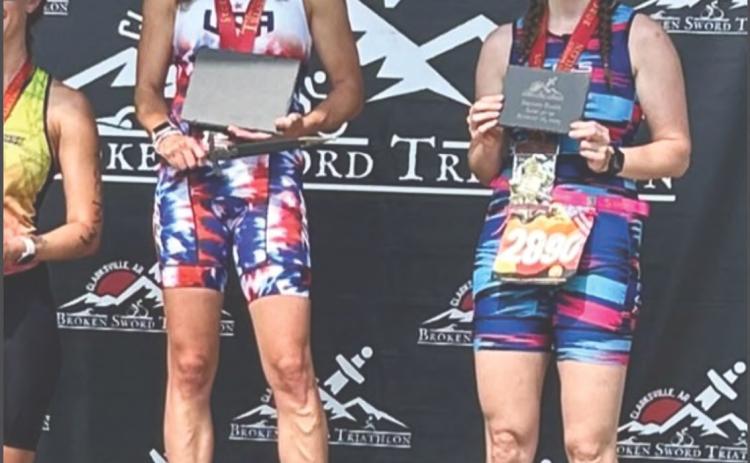 Lauren Threlkeld (left) and Julia Meyer (right), both of Rison.