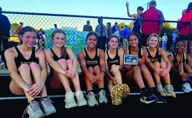 RISON CROSS COUNTRY TEAM PLACES AT MEETS - Oct. 7, Kayla Jackson placed 20th with a time of 23:59 at Bryant Invitational. Oct. 21 the Rison team placed 2nd out of 1A-3A teams, Kayla placed 9th with a time of 22:59, and Jazlyn Price placed 14th out of 72 runners with a time of 23:49.