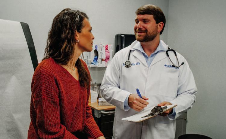 Dr. John Austin Beatty (right) with Mainline Health Systems