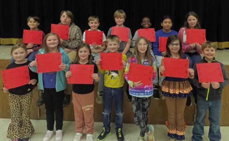 Rison Elementary Students of the Month: January