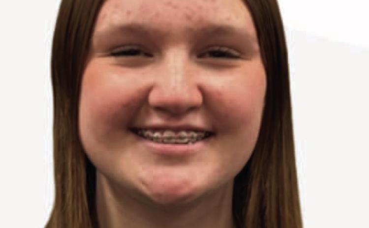 Abigail Wilson, the Rison High School October Student of the Month for 7th - 9th grades. Abigail is the daughter of Tamera and David Donaldson. She is active in competitive dance, RHS Student Council, and Gifted and Talented. Abigail is also a member of the Junior Beta Club and FBLA.