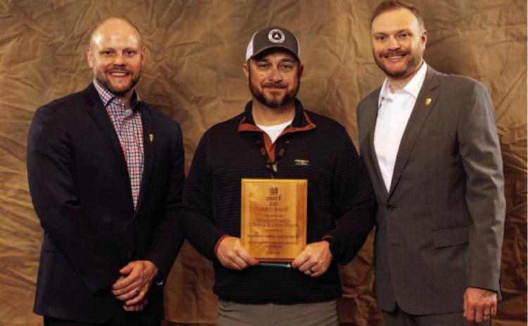 NWTF Co-CEO Kurt Dyroff, Cutters &amp; Strutters Rep Jimmy Edmonds, and NWTF Co-CEO Jason Burckhalter