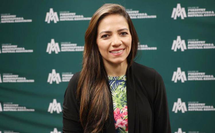 NEW PROFESSOR — Maribel Nelson, DVM, joined the College of Forestry, Agriculture, and Natural Resources on Aug. 17, 2022. She will be teaching pre-vet and beef production. (UAM Image)