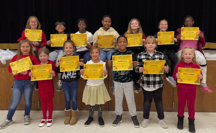 Rison Elementary Students of the Month
