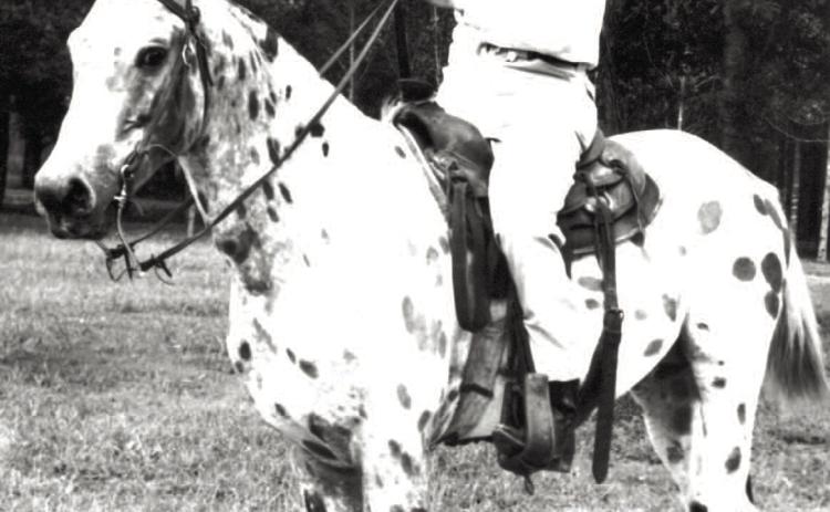 GLIMPSES FROM THE PAST - With September drawing near a close and fair time passes, we take one more glimpse at bygone days, this one from the 1968 Cleveland County Fair parade. Above, we see the Joe Henderson with his Appaloosa, judged the best dressed horse and rider in the senior division of the event. Hopefully, next September we will bring some more views of past county fair events. For questions or comments, contact Stan Sadler at sadler.stan@yahoo.com