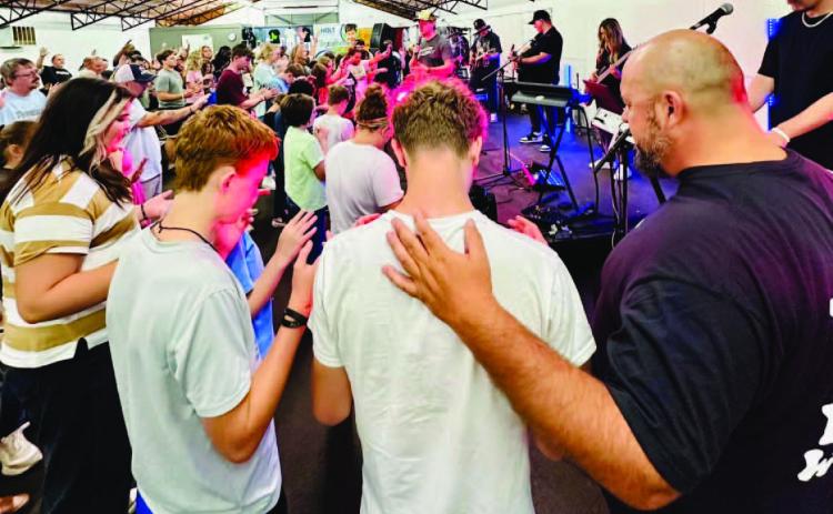 A NIGHT OF WORSHIP AND REVIVAL - Freedom Assembly hosted A Night of Worship and Revival over the weekend at the Cleveland County Fairgrounds featuring special guests WeRCalled and Jacob Peterson. The event included free food and giveaways for youth.