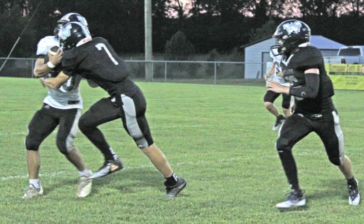 White Rallies Past Black With Late TD
