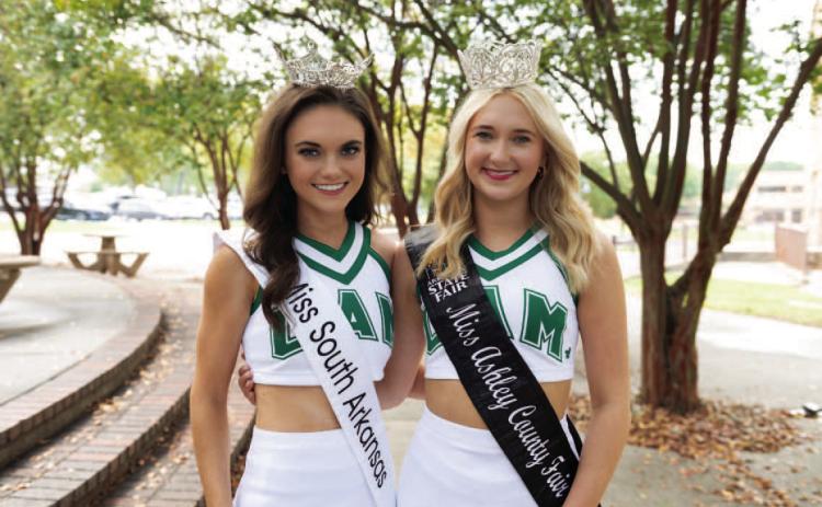 Miss South Arkansas Chloe Hargis and Miss Ashley County Paislee Rice