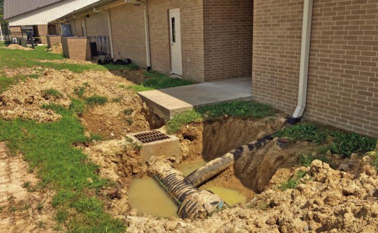 Drainage Project Underway at Woodlawn
